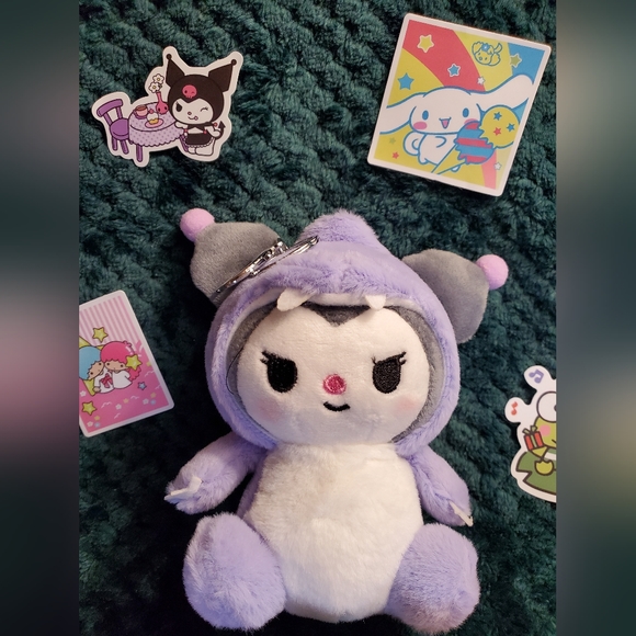 Lot of NEW Hello Kitty Sanario Kumari Plush Moon Star keychain, Necklace, Ring,+ - Picture 5 of 11